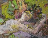 Misti Pavlov Lying painting